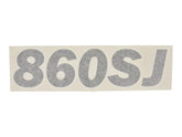 1704907 Decal, 860SJ Model Design. | JLG
